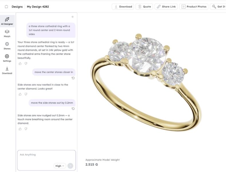 Pencil Launches AI Jewellery CAD Design Agent pencil
